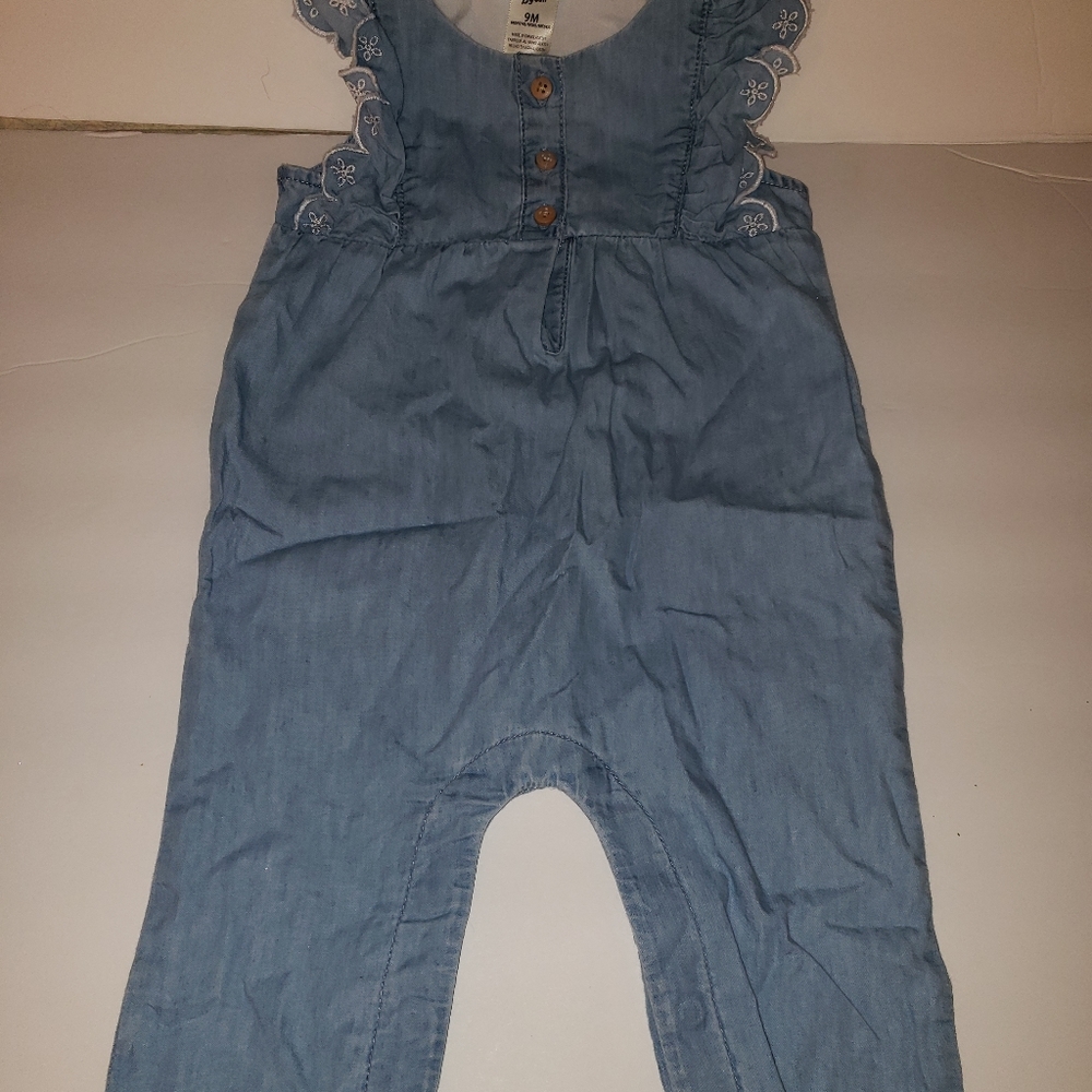 Size 9 mos baby bgosh cotton overalls